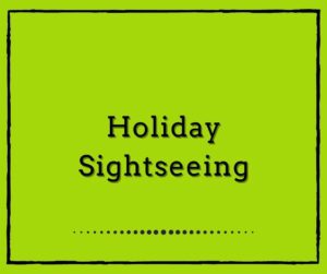 Holiday: Sightseeing